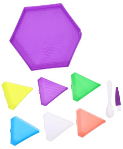 SEWACC Handwerkskunst Diamant Tablett Punktierung Diamant Tabletts für Stickerei Schmuck Machen