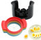 3 in 1 Egg Slicer for Hard Boiled Eggs ‎Multifunctional Multi Tool Wedge Egg Slicer Egg Cutter Efficient Sturdy Construction Boiled Egg Slicer for Eggs Fruit Tomatoes Mushroom