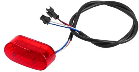 SZKIRNO Fender Mudguard Taillight for 8 Inch Electric Scooter Rear Tail Light Lamp LED Tail Stoplight Brake Safety Light For E-Bike