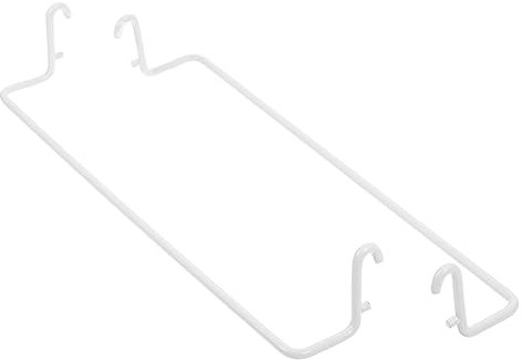 Ciieeo 2 Series Soporte Toallas De Tablero Perforado De Organizador De Toallas Extensible Inoxidable Oficina 2 Piezas*2