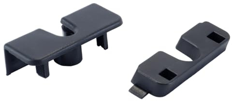 Hoite Schwarze Hutablagen-Clips 39201660 13301817 2345342 13233544, kompatibel mit Opel Corsa D E Crossland X Meriva B 2007–2019