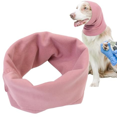 Hund Snood Beruhigende Weiche Haube | Hunde Hals Und Abdeckung Wärmer Für Kleine Mittelgroße Und Große Rassen Beim Baden Fellschneiden Duschen Sowie