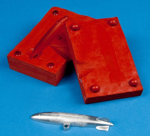 Zinngießform Zeppelin Luftschiff, ca. 60g Reinzinn