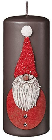 Weihnachtskerzen 4er Set Santa Claus 15 x 6 cm