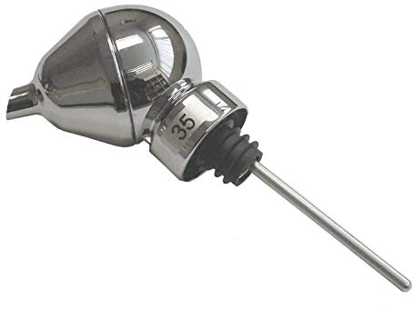 We Can Source It Ltd - Chrome Plated Aquaflow Ball Measuring Pourers 35ml – Accurate Spirit Measures for Bars – Easy Pouring for Restaurants and Catering – Durable and Modern Design - Pack of 1