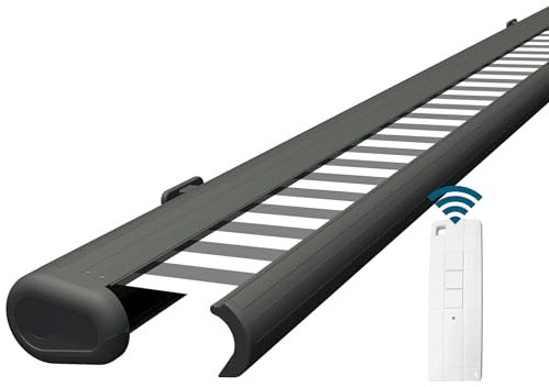 Eclipse Markise elektrische Kassettenmarkise 4,5x3 m Gelenkarm Smarthome- fähige Vollkassettenmarkise Markisengehäuse Basaltgrau Markisentuch hochwertiges Polyacryltuch (PA) UV-Schutzfaktor 50+