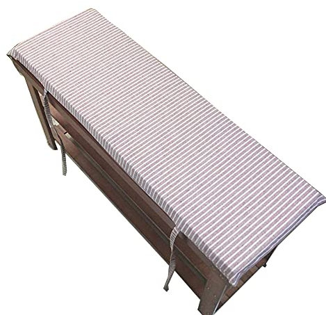MOTT Bankkissen 100x35cm,Bequem und Weich Sitzkissen für Küchenbank Gartenbank Kissen für 2 oder 3-Sitzer,Bank-Auflage,Bankpolster,Sitzpolster,mit Befestigungsbändern