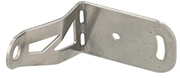 MZA Kennzeichenhalter aus Edelstahl - Simson S50, S51, S70, KR51/2 Schwalbe, SR50, SR80