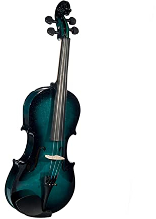 Violine Musikinstrumente Akustische Geige 4/4 Geige Akustik Geige Geige + Fall + Bogen + Blau Schwarze Geige