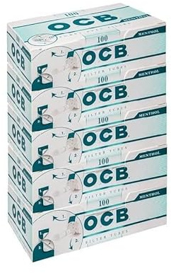 OCB 15153 1000 (10x100) Menthol (Hülsen, Filterhülsen, Zigarettenhülsen), Papier