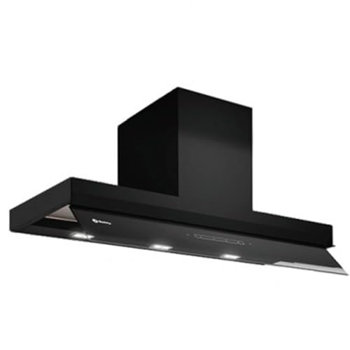 Balay Campana Extractora, 4 potencias de Extracción, Fácil Instalación, Posibilidad de Recirculación, Negro, 3BD997GN, 90 cm