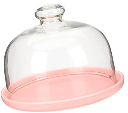 DOITOOL Piatti Per Torte Base Per Torta e Alzata Piatto Per Alimenti Cupola Vassoio Per Assaggio Di Frutta e Cibo Per Conservare Snack Caramelle Frutta Secca e Noci Leggero Portatile Bordi