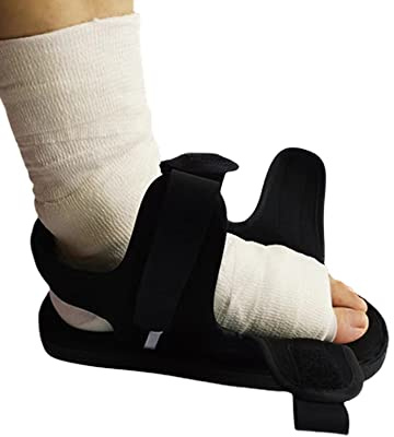 BXT Kids/Adults Post Op Shoe for Broken Foot/Toe, Open Toe Surgical Shoe, Adjustable Cast Boots for Post Surgery