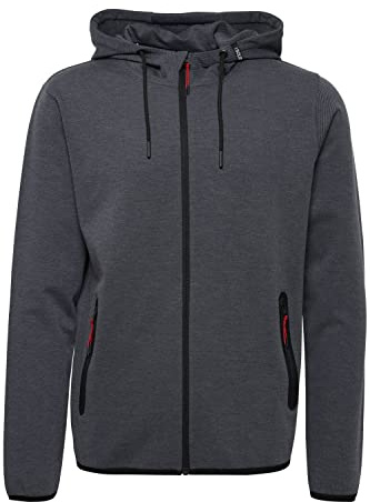 !Solid SDVidit - 21301042-ME sweatjacka för män med huva, Insignia Blue Melange (1940101), XXL