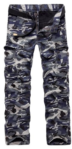 Warme Softshell Hose Fleece gefütterte Arbeitshose Herren Outdoor Wanderhose Warme Wander Skihose mit 6 Taschen Herbst Winter Multi Taschen Taktische Hose