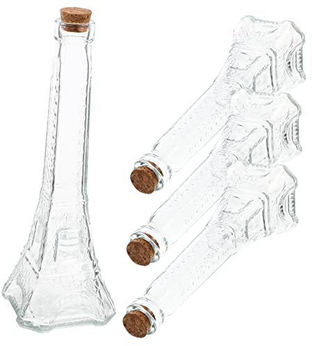 DECHOUS 4stücke Klarglas Flaschen Mit Korken Glas Wunschbotschaft Flaschen Für Diy Kleine Glasflaschen Zum Aufbewahren Kleiner Gegenstände