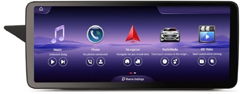 12,3 Qualcomm 8 Núcleos 8GB+128GB Android 14 Radio Coche Estéreo Navegador para Mercedes Benz E-Clase W212 S212 2009-2012 NTG 4.0 CarPlay Android Auto Dab+ WiFi 4G USB Bluetooth 5.1 OEM CANbus COMAND