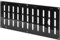 Repa Market 40 x 20 cm (Außenmaße) Rechteckig Metall Schwarz Lüftungsgitter verstellbar - Einstellbar Belüftung Gitter Abdeckung für Innen und Aufen - Lüftungsgitter verschließbar 400 x 200 mm