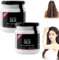 Generisch Black Silk Mild Hair Relaxer, 2024 New Black Silk Mild Hair Relaxer, Conditioning Treatment for Curly or Straight Thin Fine Hair, Instant Hair Straightening for All Hair (2pcs)