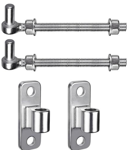 Verstellbare Bolzen, Scharnier, rostbeständig, Stahlschrauben, Türscharnier, einfache Installation, Torscharniere für Tür und Fenster