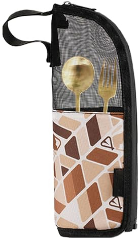 Camping Tableware Bag, Cutlery Storage Bag, Utensil Holder, Zipper Bag for Camping, Outdoor Dining Set, Portable Cutlery Case, Hiking Utensil Organizer, Travel Cutlery Holder, Camping Accessories Bag,