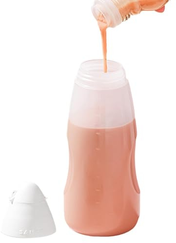 Botellas con atomizador para cocinar, botella con atomizador duradera | Botella de salsa exprimible sin esfuerzo para salsa de tomate, mostaza, Mayo, salsas picantes, botellas de aceite de oliva,