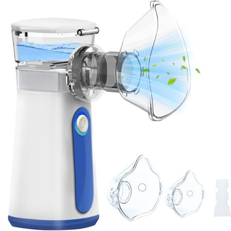 Wholede Inhalationsgerät, Inhaliergeräte für Erwachsene und Kinder, Tragbar Inhalator Inhaliergerät Vernebler, Ultraleicht & Ultra Leise