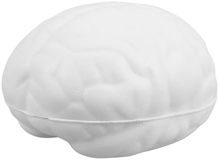 VICASKY Weicher Pu Gehirn Stressball Realistische Gehirnform Dehnbares Quetschspielzeug Zur Stressreduzierung Und Handübungen Antistressspielzeug Für Schule Und Büro Handliche