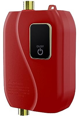 Instant Water Heater 3000W Electric Tankless Heater with LED Digital Display and Touch Button for Kitchen and Under Sink Showers