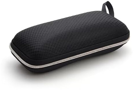 Custodia Portatile per Occhiali da Vista con Cerniera,Custodia Occhiali da Sole a Quadri,Custodias Occhialis Rigida in EVA per Occhialis da Sole per Uomo e Donna (Carta Polarizzata + Panno Lenti)