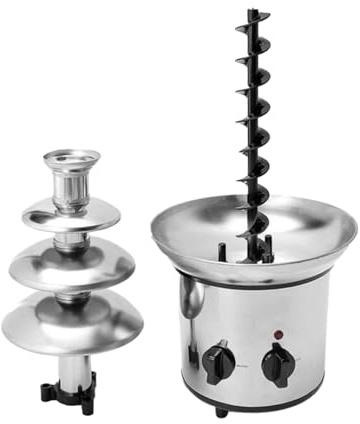 Fontaine À Chocolat, Machine Fondre Électrique 4 Couches, Ensemble De Pots Chauds For Bonbons Au Flux Continu Et RéGulier
