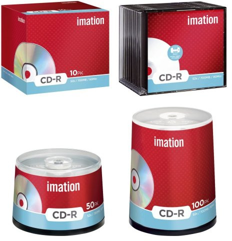 Imation CD-R 80 Printable - Confezione da 10