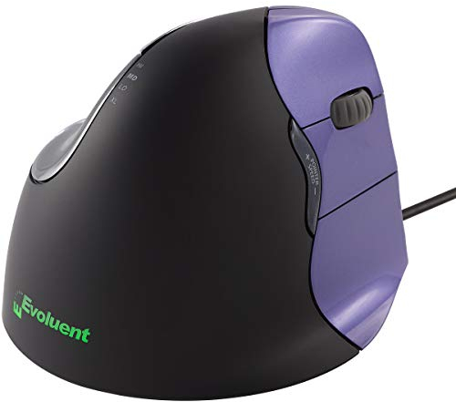 Evoluent VM4S Right Handed VerticalMouse - Small, version 4,black