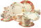 CreaTable, 19428, Serie Crimson, 30-teiliges Geschirrset für 6 Personen, Kombiservice aus Steingut, spülmaschinen- und mikrowellengeeignet, Qualitätsproduktion