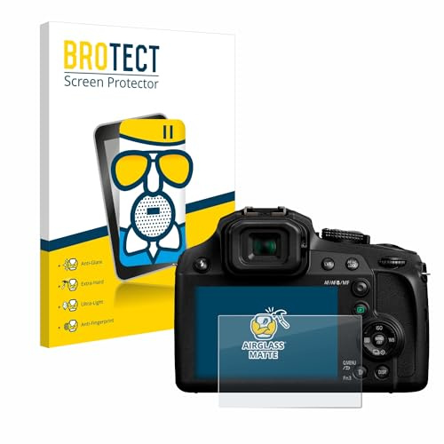 BROTECT Entspiegelungs Schutzglas für Panasonic Lumix DC-FZ82 / FZ82D Schutzfolie Glas Matt [Extrem Kratzfest 9H, Anti-Reflex, Anti-Fingerprint]