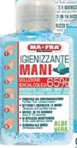 Hitopseller ® MAFRA MA*FRA GEL IGIENIZZANTE MANI ALOE VERA 80 ML SOLUZIONE IDROALCOLICA 65%