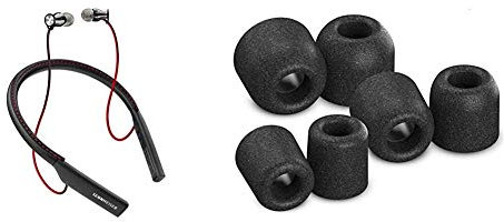 Sennheiser Momentum 2.0 Wireless Headphones, Red & Comply Specific Premium Foam Earphone, Black