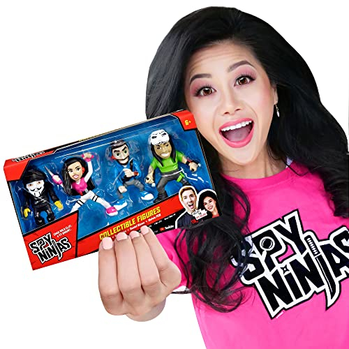 SPY NINJAS 4-FIGURE PACK (PZ FUNF/VY/DANIEL/MELVIN) Age 6+