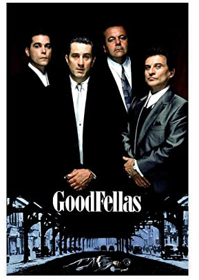 SORECI Filmposter von Goodfellas, Leinwand-Poster, Wandkunst, Dekor, Bild, Gemälde für Wohnzimmer, Schlafzimmer, Dekoration, ungerahmt, 60 x 90 cm