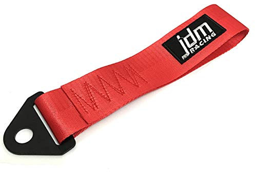 Abschlepphakenschraube Schleppgurt Universal Rennwagen-Anhängerband/Schleppseile/Haken/Schleppstangen Ohne Schrauben Und Nüsse (Color : Red)