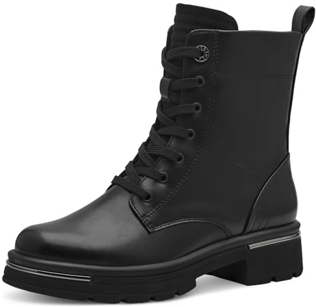 Marco Tozzi dam stövel laced 2-25283-43 modestövlar, svart, 36 EU, svart, 36 EU