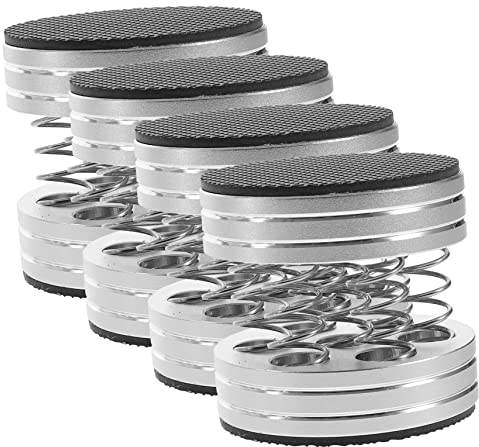 Veemoon 4pcs Speaker Isolation Feet for Subwoofer Spring Vibration Damper for Turntable Isolation Platform Made of Material