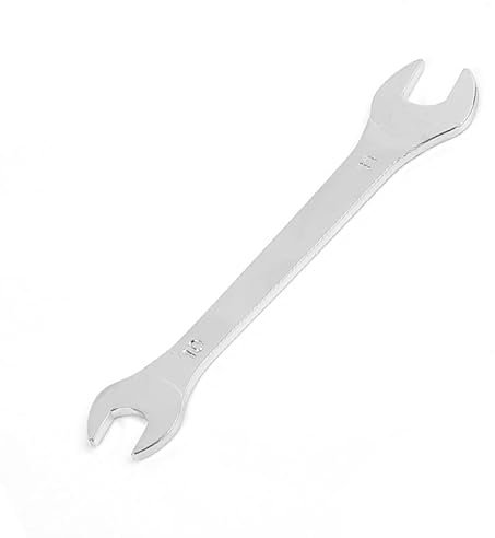 SCHUIWINNER One Piece Durable Double Open End Spanner Ergonomic Handle Ultra Thin Spanner Polished Surface Open Ended Flat Spanner for Household Maintenance