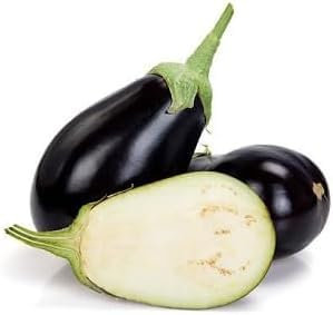 Graines de légumes d'aubergine 100 pièces noires