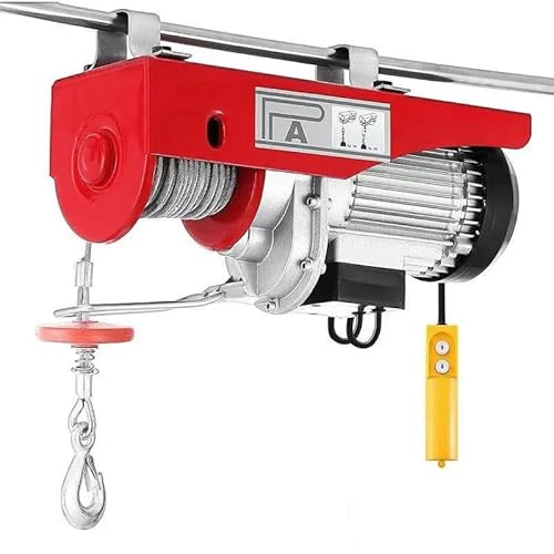 Électrique Grue Palan à câble Treuil à moteur MI&NI treuil électrique portable à câble métallique avec télécommande 220 V 200 kg 1000 kg 1500 kg(0.8 tons,30 meters)