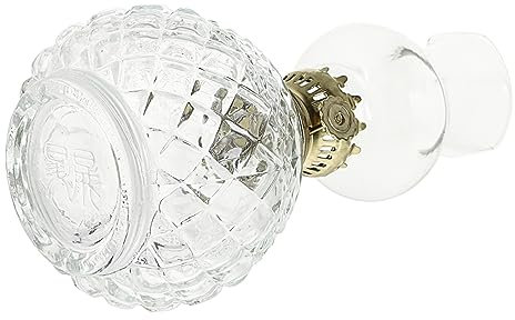 Vaguelly Kerosinlampe Aus Glas Für Petroleum Öllampe Vintage-Stil Als Campinglicht Oder Dekoration Für Zuhause Bar Und Garten