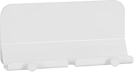 jojnsha Supporto da parete per smartphone con foro di ricarica autoadesivo per appendere chiavi, asciugamani, mensola per bagno, soggiorno