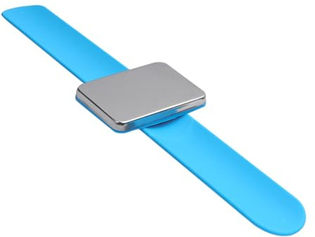 WEKAMOS Magnetisches Silikonarmband als Komfortables Friseurarmband mit Einfachem Tragekomfort für Täglichen Gebrauch in Blau