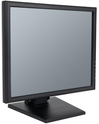AUXSL 17-inch Touch Screen LCD Monitor with High Sensitivity Multi-angle Adjustment for Restaurant POS Inventory Management 1280x1024 Resolution