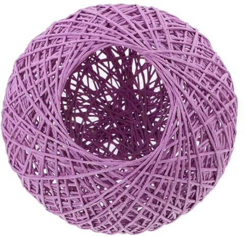 PENIKOKO Pantalla de Lámpara de Papel Púrpura Forma de Bola